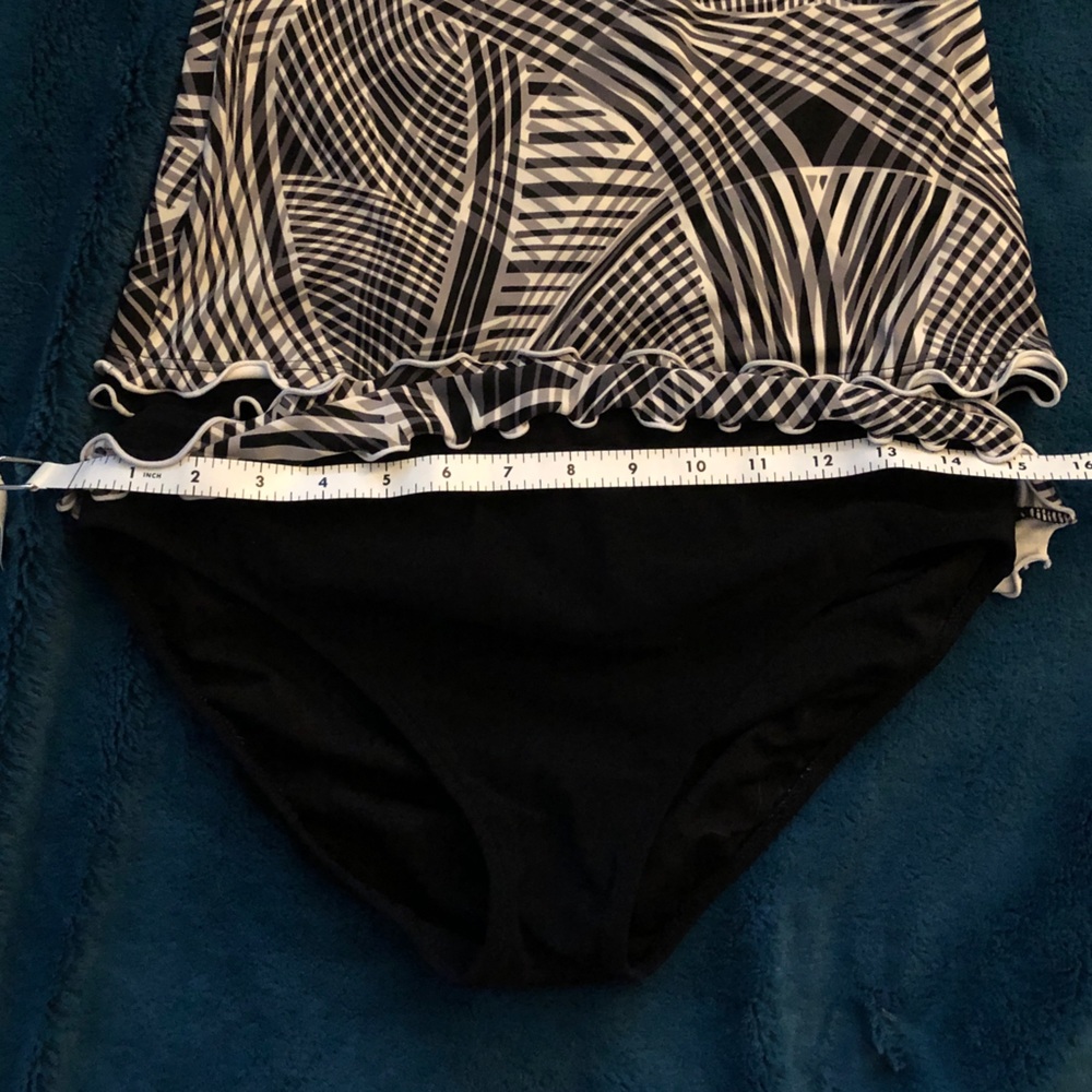 Profile bikini bottoms, black & white, Sz 10 - Picture 6 of 7